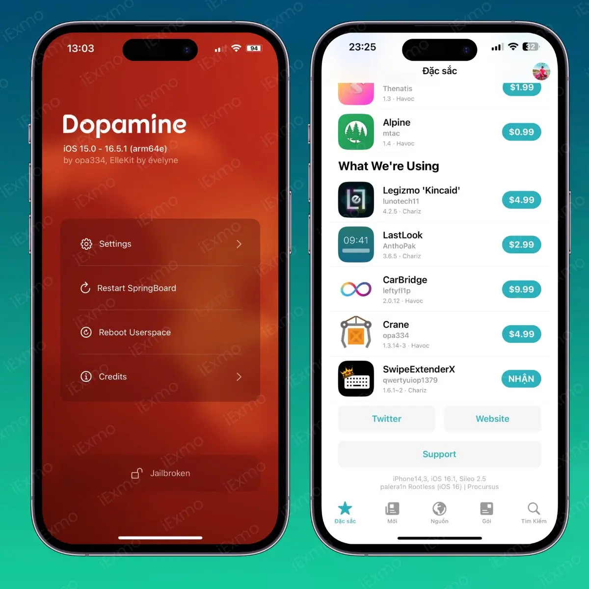 [iOS 15.0 to 16.6.1] Summary of jailbreak apps and repositories that are “installed from the beginning” with Dopamine 2 jailbreak!