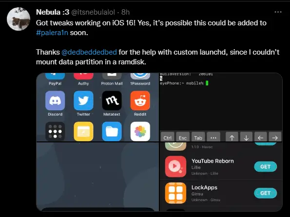 Palera1n Jailbreak Now Supports iOS 16 Tweaks!