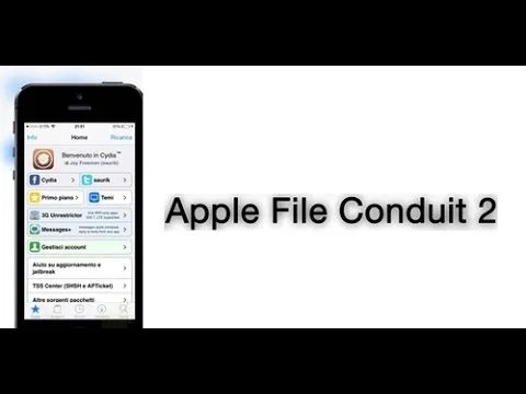 Apple File Conduit “2”  Tweak (iOS 11+, arm64)