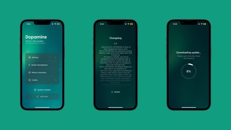 Dopamine Jailbreak Update: Version 2.2 Released for iOS & iPadOS 15 and 16