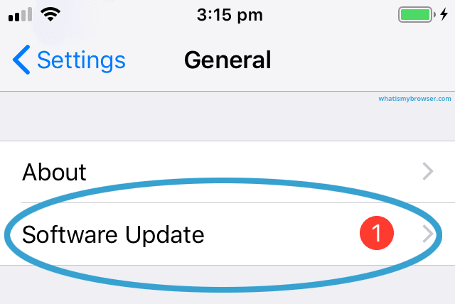 iOS Update