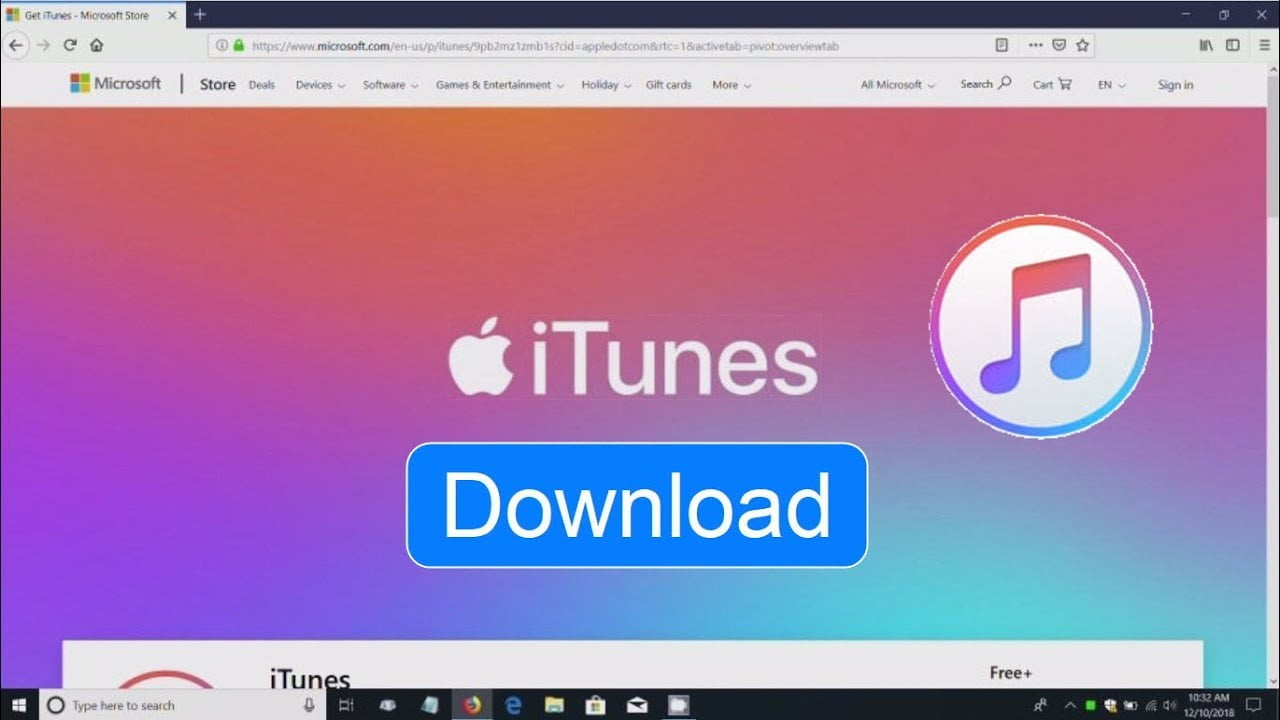 iTunes app