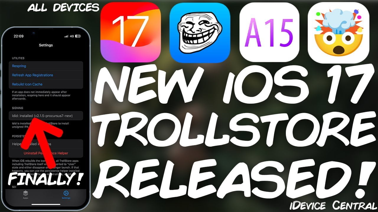 TrollStore iOS 17