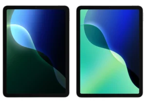 iPadOS 18 green tablecloth