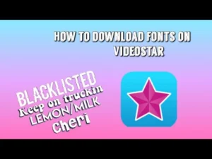 Best Fonts for Video Star App