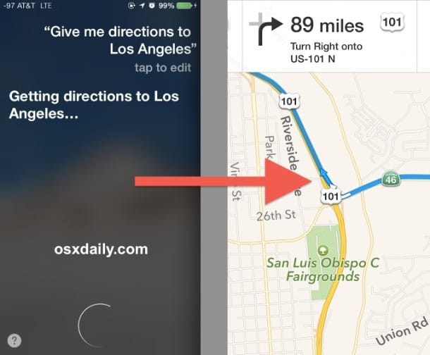 Hey Siri, Directions to…” for Seamless Navigation