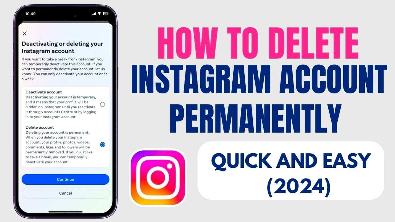 How to Delete Your Instagram Account