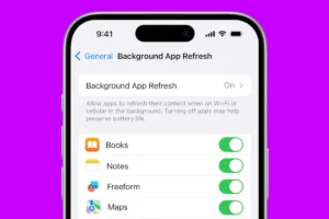 Limit Background App Refresh