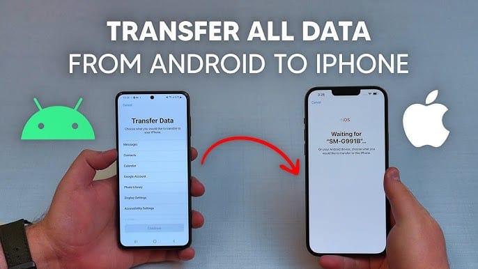 Seamlessly Transfer Data from Android to iPhone