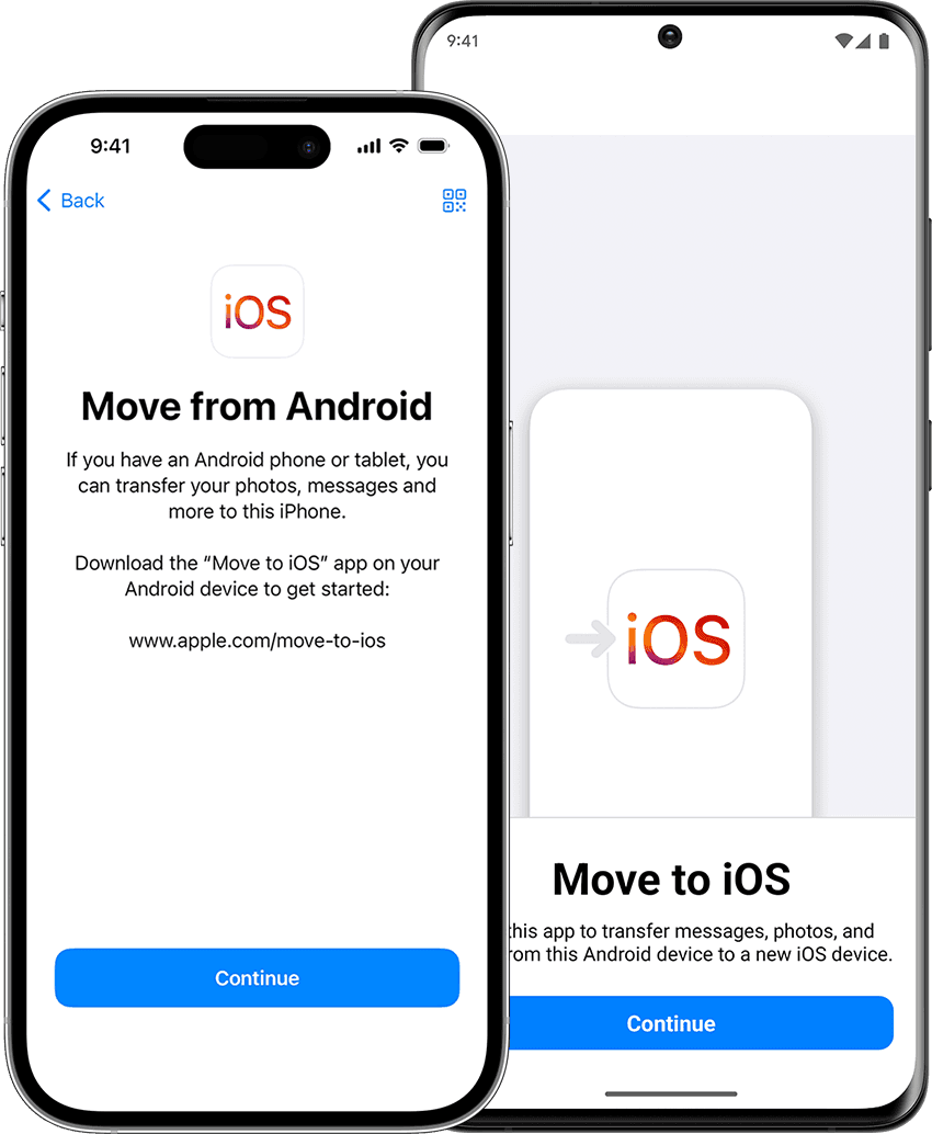 Start Setup on Your New iPhone