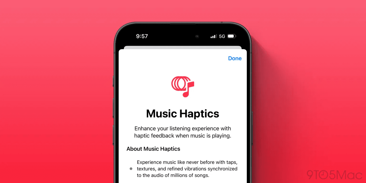 apple music haptics ios18