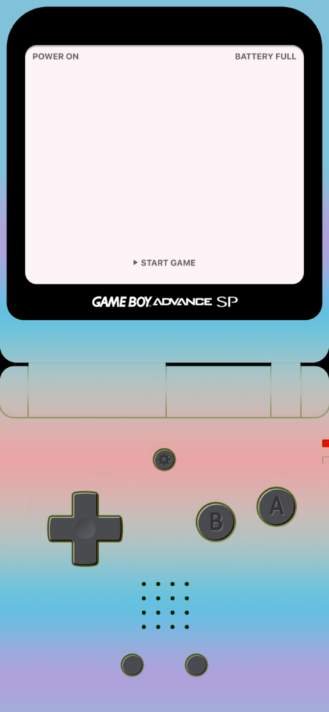 GAME BOY WALLPAPER AESTHETIC GRADIENT