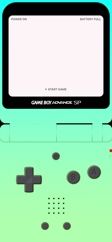 game boy wallpaper lime gradient